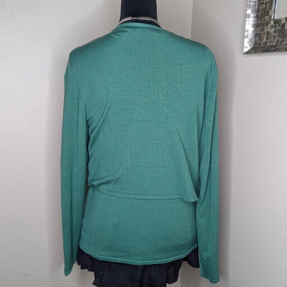 Green 2pc bohostyle long sleeve top XL - Picture 5 of 7